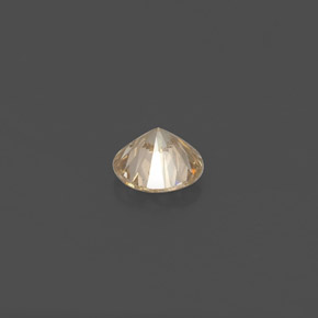 Diamond Gemstone in 3.5 mm (calibrated) Size for Sale, Diamond Stone in Champagne Color