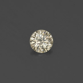 0.16 ct Yellow Diamond Stone, Natural Diamond in Diamond-Cut Shape for Sale