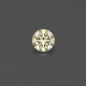 0.15 ct Yellow Diamond Gemstone, Diamond Gem in Diamond-Cut Shape for Sale.