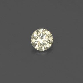 0.15 ct Yellow Diamond Stone, Natural Diamond in Diamond-Cut Shape for Sale