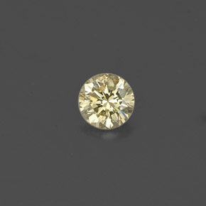 0.15 ct Yellow Diamond Gemstone, Diamond Gem in Diamond-Cut Shape for Sale.