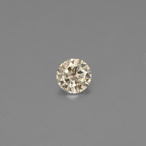0.13 ct Yellow Diamond Gemstone, Diamond Gem in Diamond-Cut Shape for Sale.