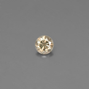 0.10 ct Yellow Diamond Gemstone, Diamond Gem in Diamond-Cut Shape for Sale.