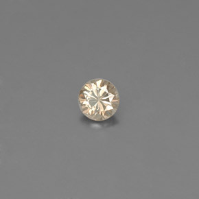 0.10 ct Yellow Diamond Stone, Natural Diamond in Diamond-Cut Shape for Sale
