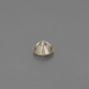 Diamond Gemstone in 3 mm (calibrated) Size for Sale, Diamond Stone in Champagne Color