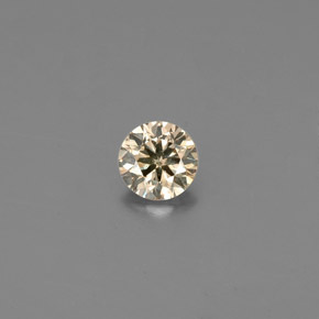 0.15 ct Brown Diamond Gemstone, Diamond Gem in Diamond-Cut Shape for Sale.