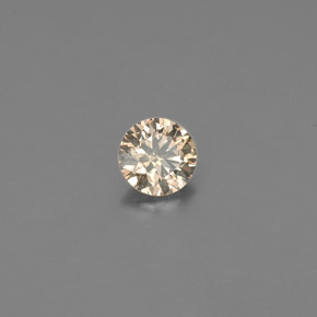 0.15 ct Brown Diamond Stone, Natural Diamond in Diamond-Cut Shape for Sale