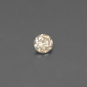 0.08 ct Yellow Diamond Stone, Natural Diamond in Diamond-Cut Shape for Sale