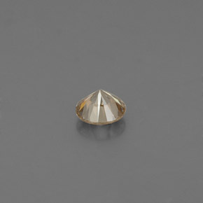 Diamond Gemstone in 3 mm (calibrated) Size for Sale, Diamond Stone in Fancy Cognac Color