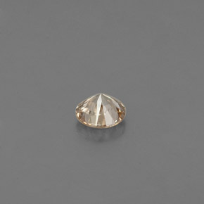 Diamond Gemstone in 2.7 mm Size for Sale, Diamond Stone in Champagne Color