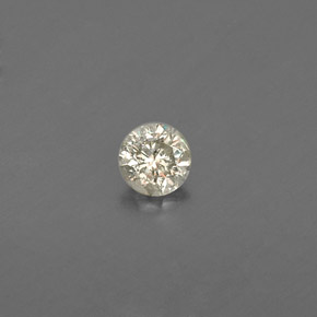 0.08 ct Yellow Diamond Gemstone, Diamond Gem in Diamond-Cut Shape for Sale.