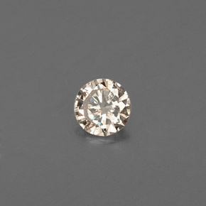 0.12 ct Yellow Diamond Stone, Natural Diamond in Diamond-Cut Shape for Sale