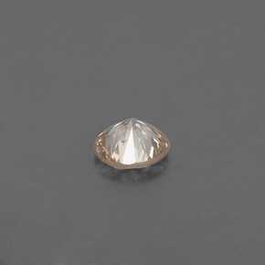 Diamond Gemstone in 3.3 mm Size for Sale, Diamond Stone in Champagne Color