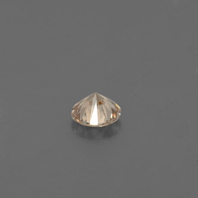 Diamond Gemstone in 3 mm (calibrated) Size for Sale, Diamond Stone in Champagne Color