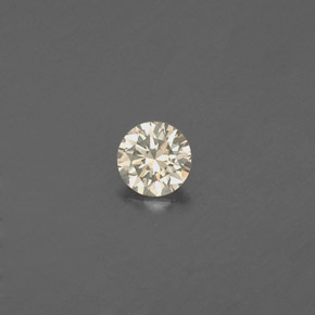 0.08 ct Yellow Diamond Gemstone, Diamond Gem in Diamond-Cut Shape for Sale.