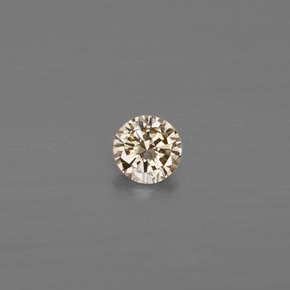 0.08 ct Yellow Diamond Gemstone, Diamond Gem in Diamond-Cut Shape for Sale.