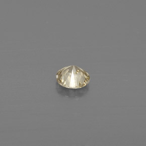 Diamond Gemstone in 3 mm (calibrated) Size for Sale, Diamond Stone in Champagne Color
