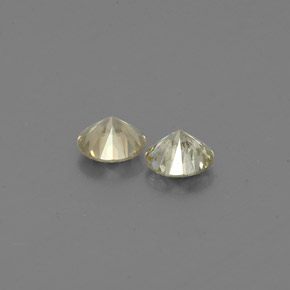 Diamond Gemstone in 3.2 mm Size for Sale, Diamond Stone in Champagne Color