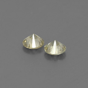 Diamond Gemstone in 2.8 mm Size for Sale, Diamond Stone in Champagne Color