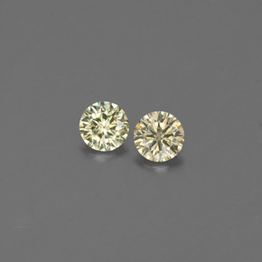 0.15 ct Yellow Diamond Gemstone, Diamond Gem in Diamond-Cut Shape for Sale.