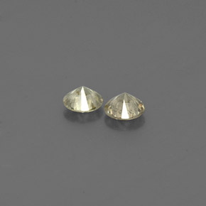 Diamond Gemstone in 2.7 mm Size for Sale, Diamond Stone in Champagne Color