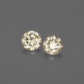 0.16 ct Yellow Diamond Gemstone, Diamond Gem in Diamond-Cut Shape for Sale.
