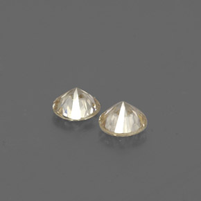 Diamond Gemstone in 2.8 mm Size for Sale, Diamond Stone in Champagne Color