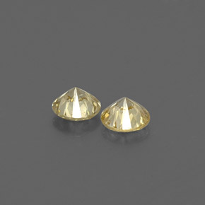Diamond Gemstone in 2.8 mm Size for Sale, Diamond Stone in Champagne Color