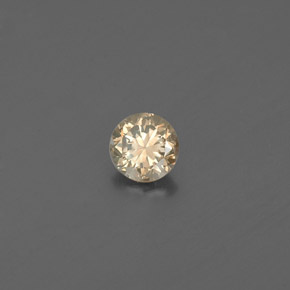 0.17 ct Yellow Diamond Stone, Natural Diamond in Diamond-Cut Shape for Sale