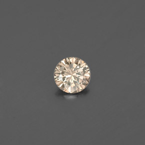 0.16 ct Yellow Diamond Stone, Natural Diamond in Diamond-Cut Shape for Sale
