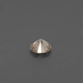 Diamond Gemstone in 3.5 mm (calibrated) Size for Sale, Diamond Stone in Champagne Color