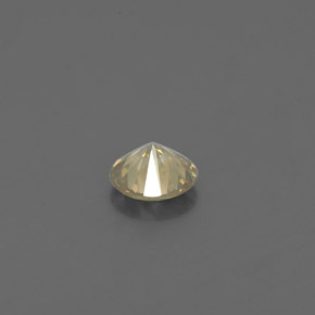 Diamond Gemstone in 3.8 mm Size for Sale, Diamond Stone in Champagne Color