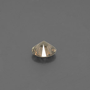 Diamond Gemstone in 3.7 mm Size for Sale, Diamond Stone in Champagne Color