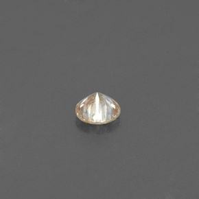 Diamond Gemstone in 3.1 mm Size for Sale, Diamond Stone in Champagne Color