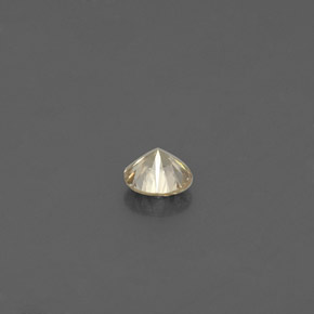 Diamond Gemstone in 3 mm (calibrated) Size for Sale, Diamond Stone in Champagne Color