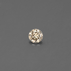 0.09 ct Yellow Diamond Gemstone, Diamond Gem in Diamond-Cut Shape for Sale.
