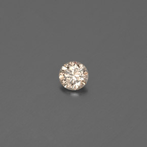 0.09 ct Yellow Diamond Stone, Natural Diamond in Diamond-Cut Shape for Sale