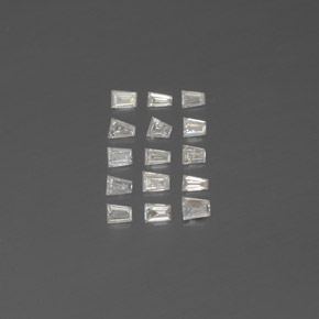 0.26 ct White Diamond Gemstone, Diamond Gem in Trapezoid Shape for Sale.