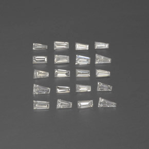 0.29 ct White Diamond Stone, Natural Diamond in Trapezoid Shape for Sale
