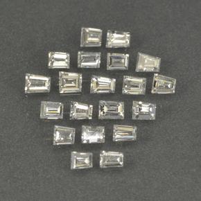 0.45 ctw White Diamond Stones, Natural Diamond in Tapered Baguette Shape for Sale