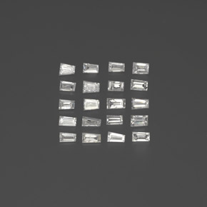 0.50 ct White Diamond Gemstone, Diamond Gem in Trapezoid Shape for Sale.