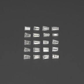 0.34 ct White Diamond Gemstone, Diamond Gem in Trapezoid Shape for Sale.