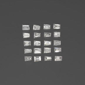 0.64 ct White Diamond Gemstone, Diamond Gem in Trapezoid Shape for Sale.