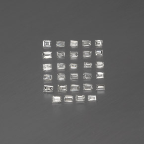 0.38 ct White Diamond Gemstone, Diamond Gem in Trapezoid Shape for Sale.