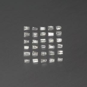 0.42 ctw White Diamond Gemstones, Diamond Gems in Fancy Facet Shape for Sale.