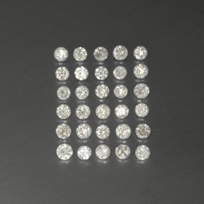 0.84 ct White Diamond Gemstone, Diamond Gem in Diamond-Cut Shape for Sale.