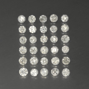 0.84 ct White Diamond Stone, Natural Diamond in Diamond-Cut Shape for Sale