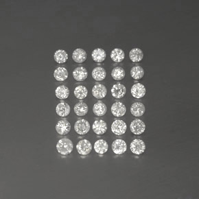 1.38 ct White Diamond Gemstone, Diamond Gem in Diamond-Cut Shape for Sale.
