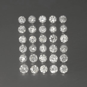 1.38 ct White Diamond Stone, Natural Diamond in Diamond-Cut Shape for Sale