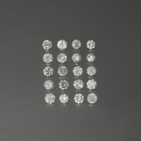 0.82 ct White Diamond Gemstone, Diamond Gem in Diamond-Cut Shape for Sale.